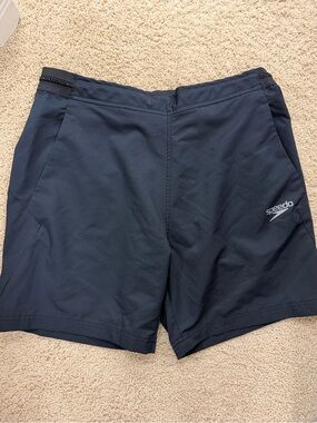 Speedo Dark Navy Performance Swim Trunks
